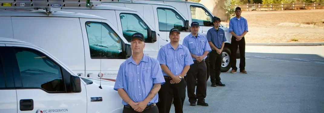 KIC Refrigeration crew ready for Mini Split Repair jobs across Kingsburg
